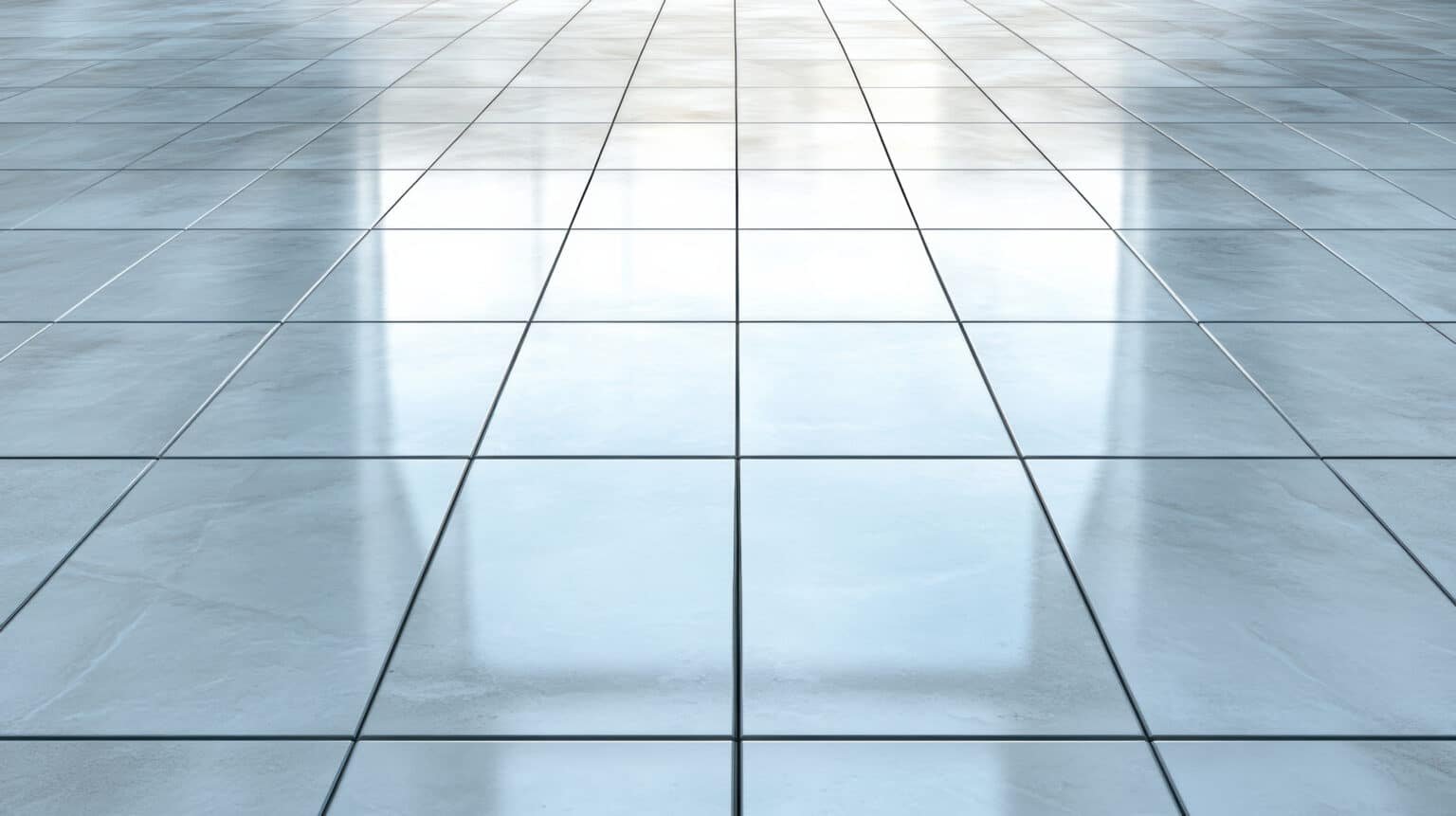 Tile & grout cleaning services in San Diego. Clean tiled floor reflecting soft sunlight creates serene atmosphere