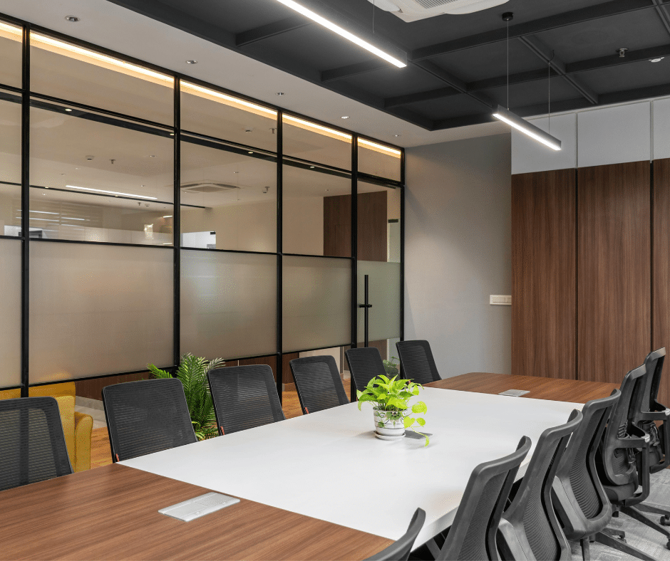 Clean and sanitized reunion office table