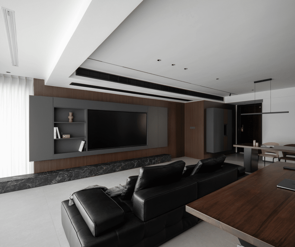 home main room, ready to be used after a deep cleaning