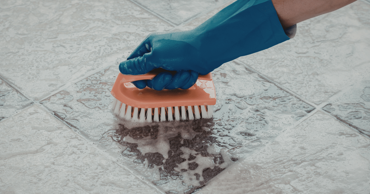 cleaning professional cleaning tiles